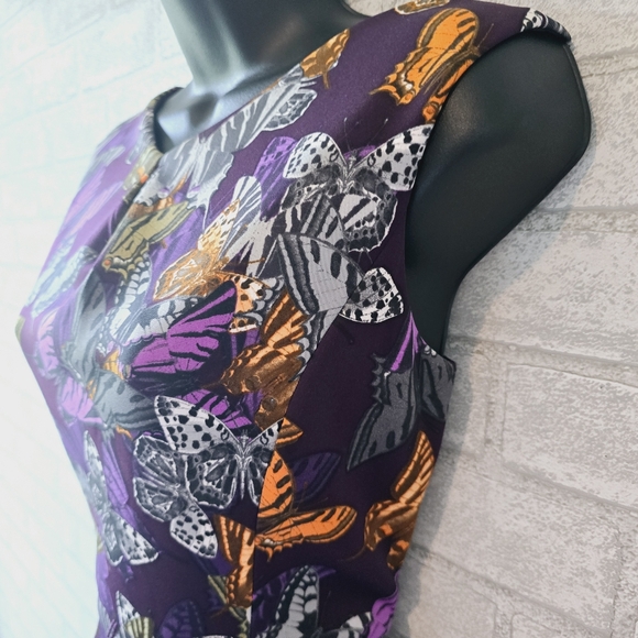 Ellen Tracy Butterfly Dress - Picture 3 of 9